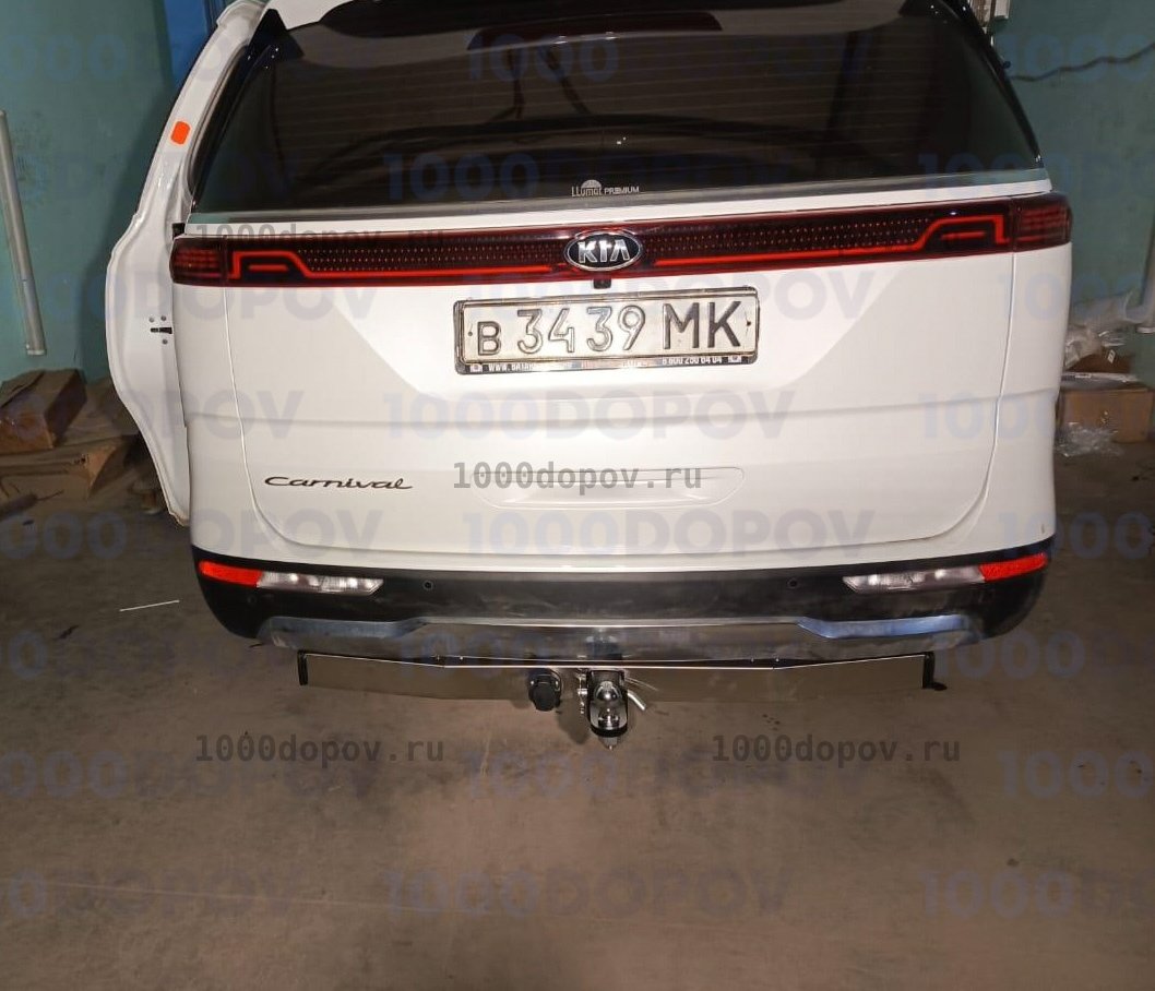 Фаркоп PT Group KCA-20-991124.00 с НЕРЖ накладкой  Kia Carnival 2020-н.в — рисунок 10