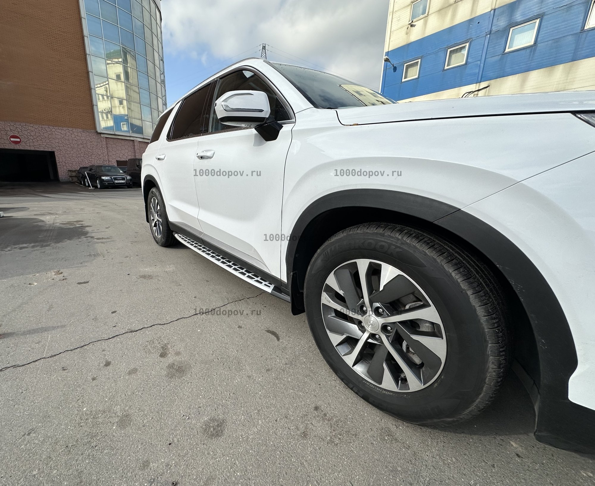 Пороги подножки на Hyundai Palisade 2018-2025 — рисунок 5