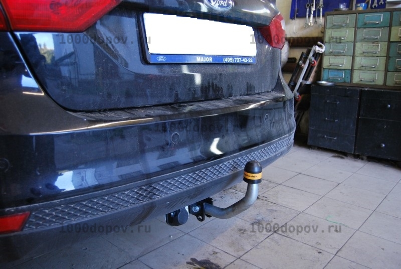 Фаркоп Motodor 90705-A Ford Focus 3 седан 2010-н.в. (оцинк. шар) — рисунок 1