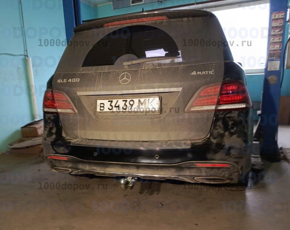 Фаркоп Galia M115C Mercedes GLS (W166) 2016-н.в./ GLE (W166) 2016- (оцинк.) — рисунок 1