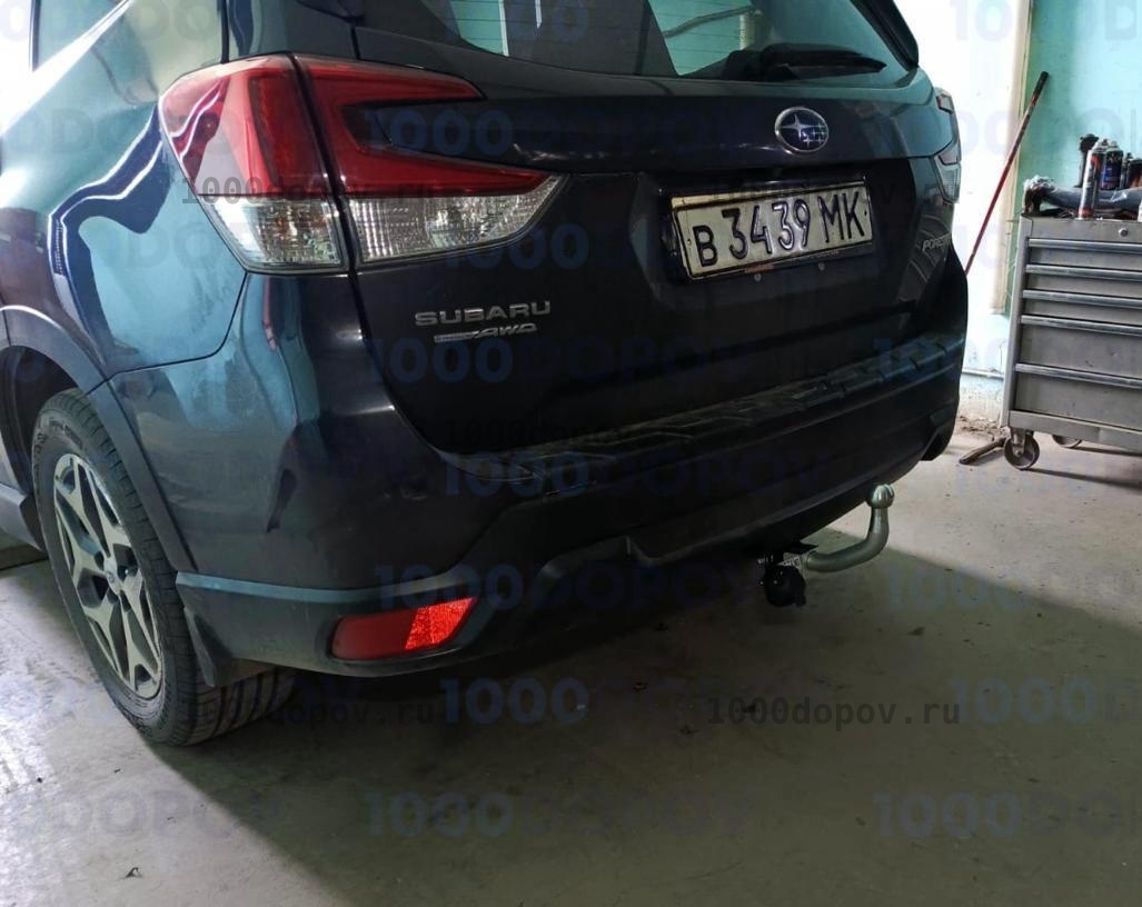 Фаркоп Motodor 92202-A Subaru Forester 2019-н.в. (оцинк. шар) — рисунок 1