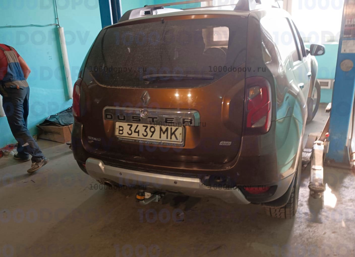 Фаркоп  Motodor 91710-А Nissan Terrano 2014-н.в. (оцинк. шар) — рисунок 2