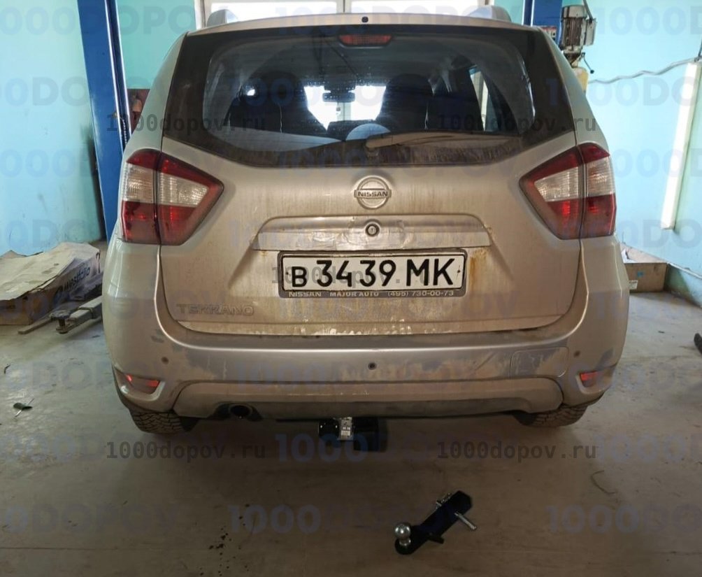 Фаркоп Leader Plus R115-E Nissan Terrano 2014-н.в. — рисунок 4
