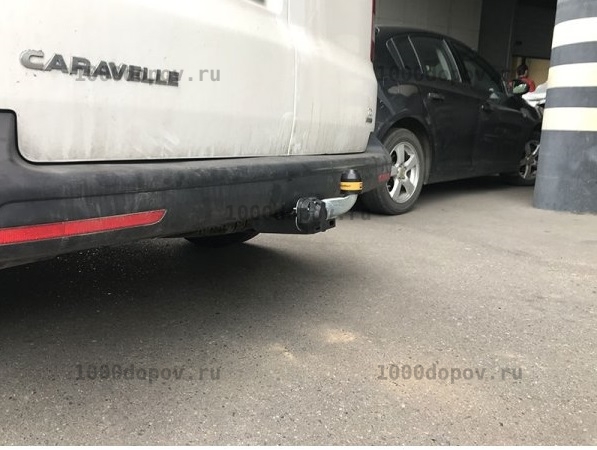 Фаркоп Motodor 92705-FE Volkswagen Multivan T5 2003-2015, T6 2015-н.в. (в т.ч. авто с парктроником) — рисунок 2