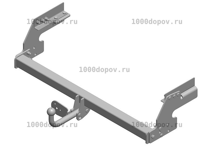 Фаркоп Avtos NS 22 Nissan NP 300 2008-н.в. — рисунок 2