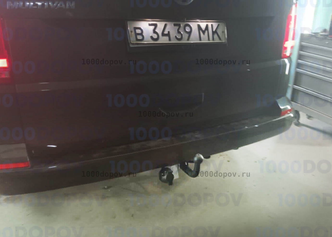 Фаркоп Avtos VW 36 Volkswagen Transporter T5 2003-2015 (в т.ч. авто с парктроником) — рисунок 9
