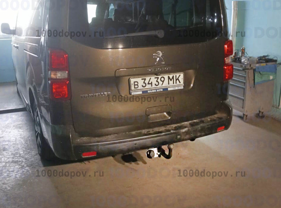 Фаркоп Avtos CN 02 Peugeot Expert, Traveller 2016- — рисунок 1