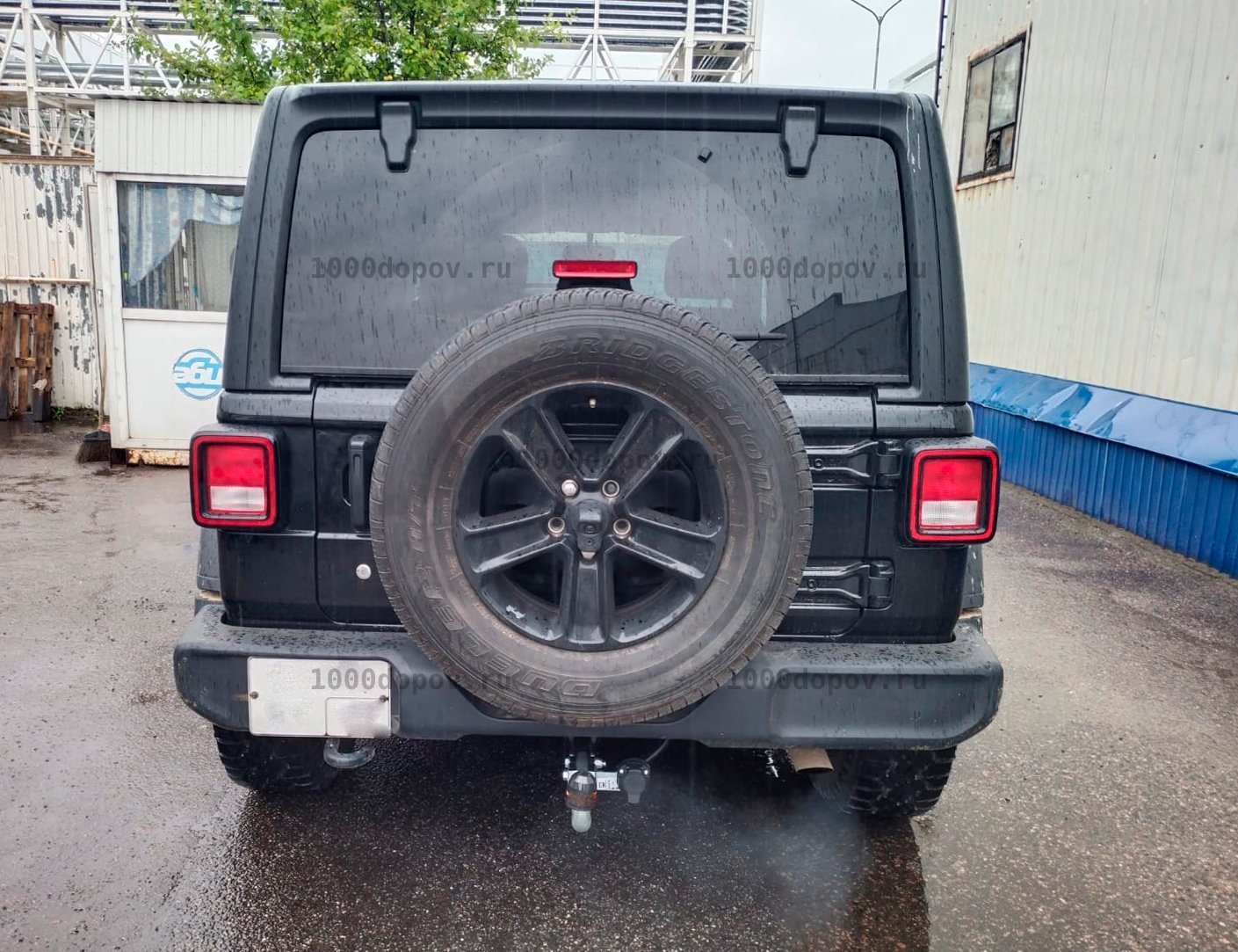 Фаркоп Motodor 95201-A Jeep Wrangler 2007-2018; 2018-н.в (оцинк. Шар) — рисунок 6