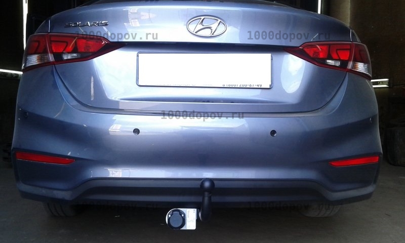 Фаркоп Avtos HY 30 Hyundai Solaris 2 2017- н.в. — рисунок 1
