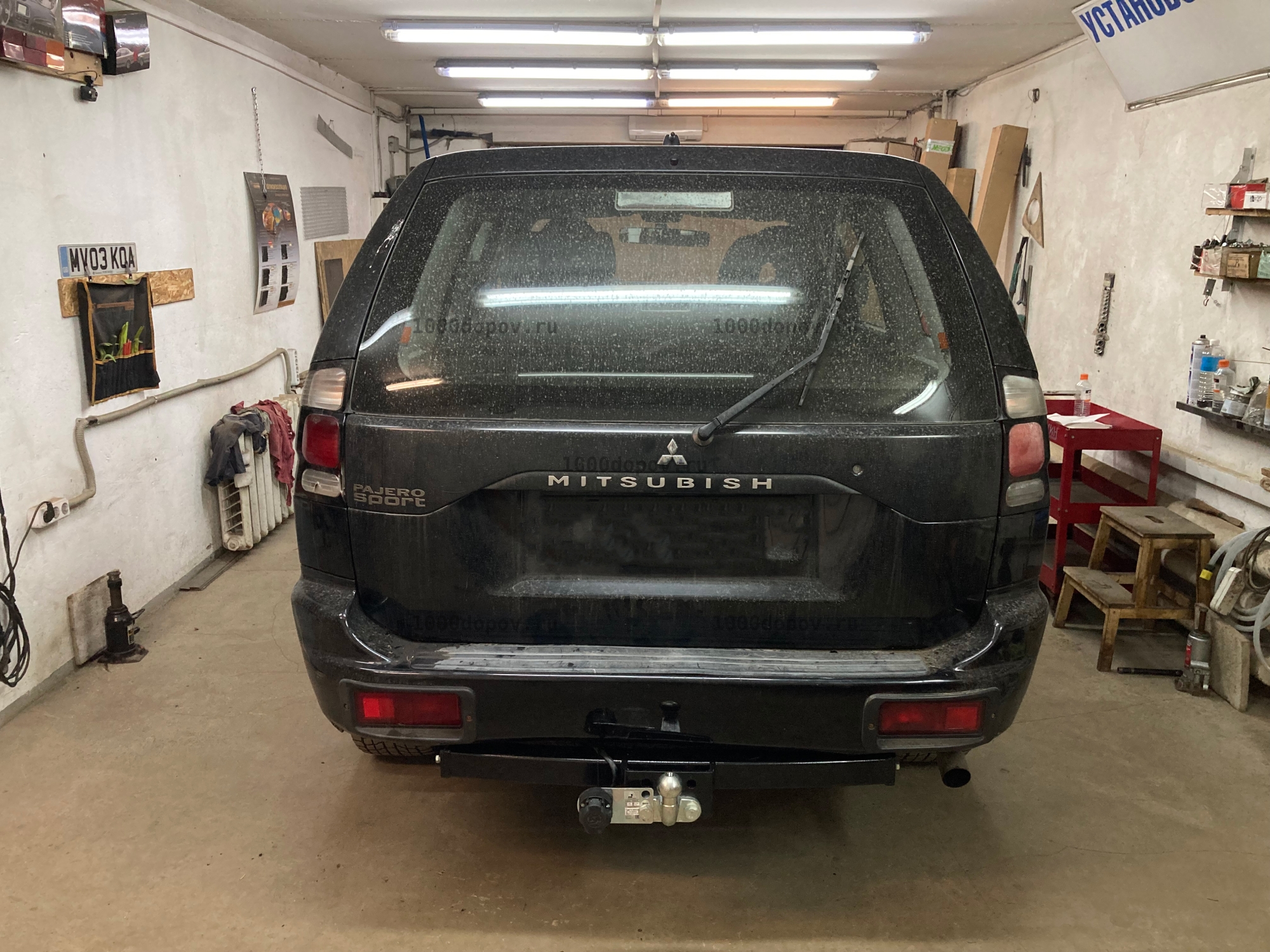 Фаркоп Leader Plus M107-F Mitsubishi Pajero Sport (K90) 1998-2008 — рисунок 2