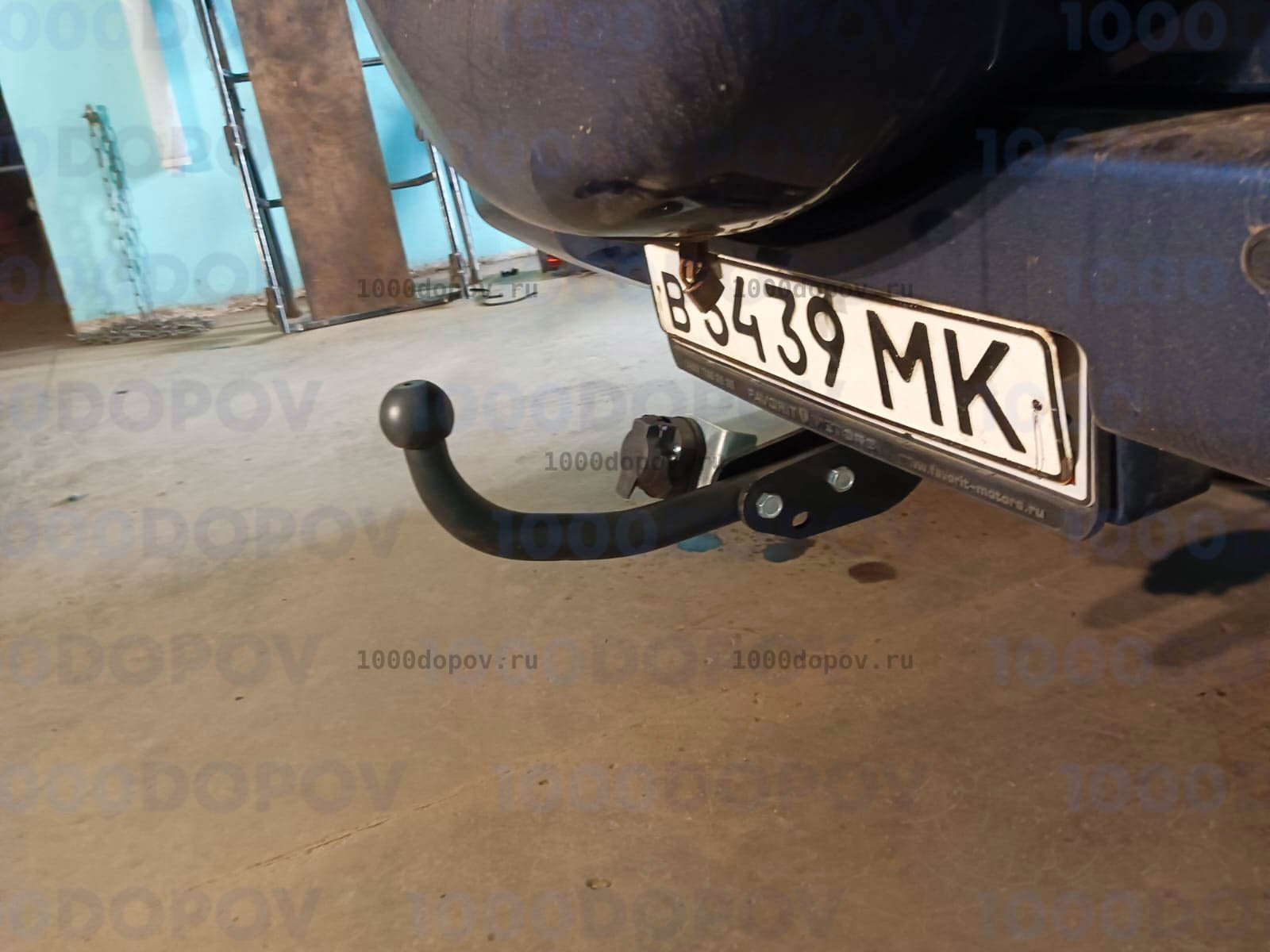 Фаркоп Трейлер 7900 Suzuki Grand Vitara 2005-2015 (5 дв., 2л, запасное колесо на двери) — рисунок 4