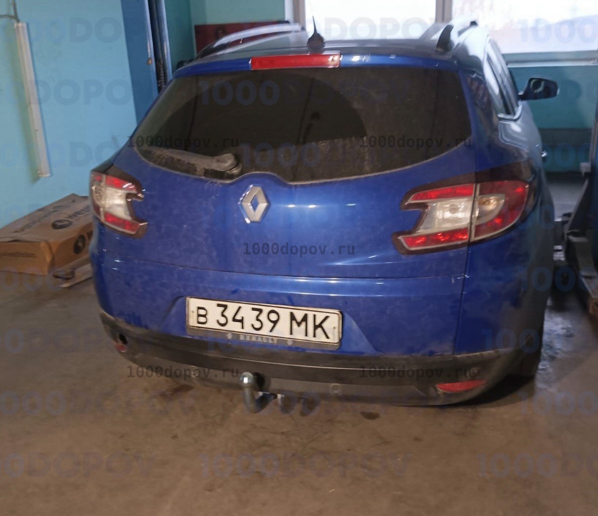Фаркоп Galia R074A Renault Megane 2/3 2003-2008, 2008-2016 оцинк — рисунок 5