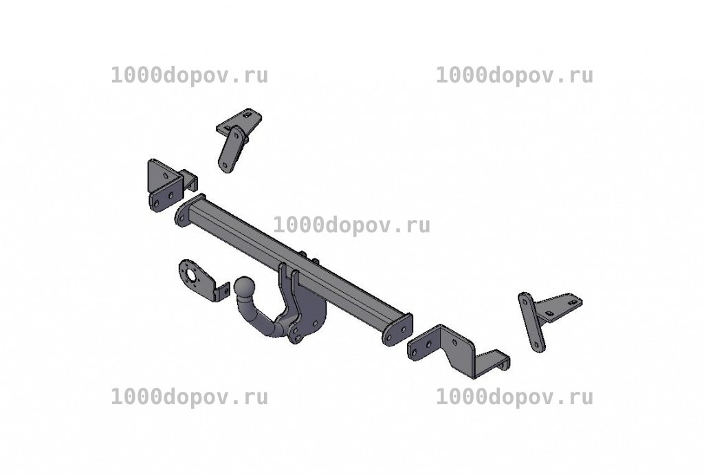 Фаркоп Трейлер 9920 Opel Zafira B (Family) 2004-2012 — рисунок 10