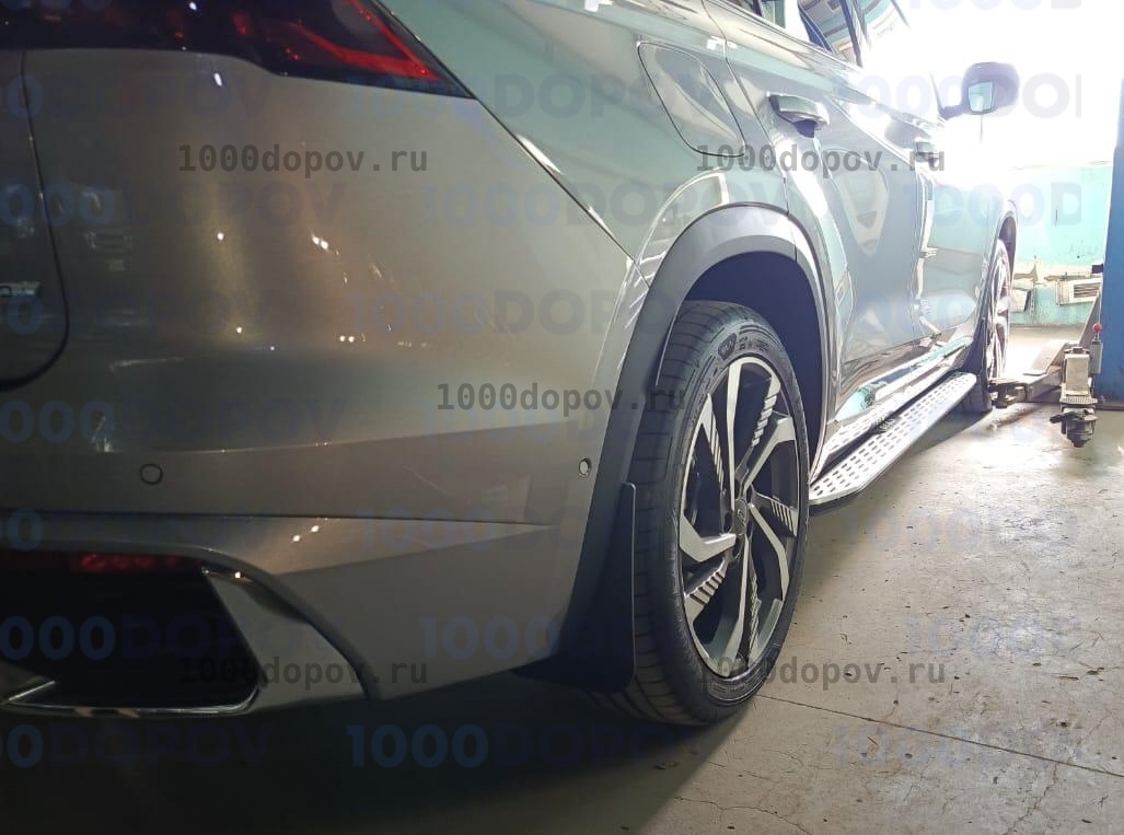 Пороги подножки на Geely Monjaro 2022-н.в. (в стиле BMW) — рисунок 31