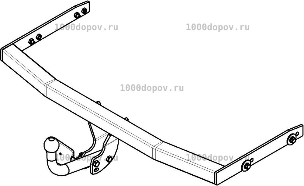 Фаркоп Avtos SK 04 Skoda Octavia 1996-2004 — рисунок 7