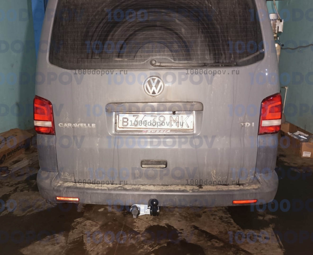 Фаркоп Трейлер 9180 Volkswagen Multivan 2003-2015 (кроме авто с парктроником) — рисунок 5