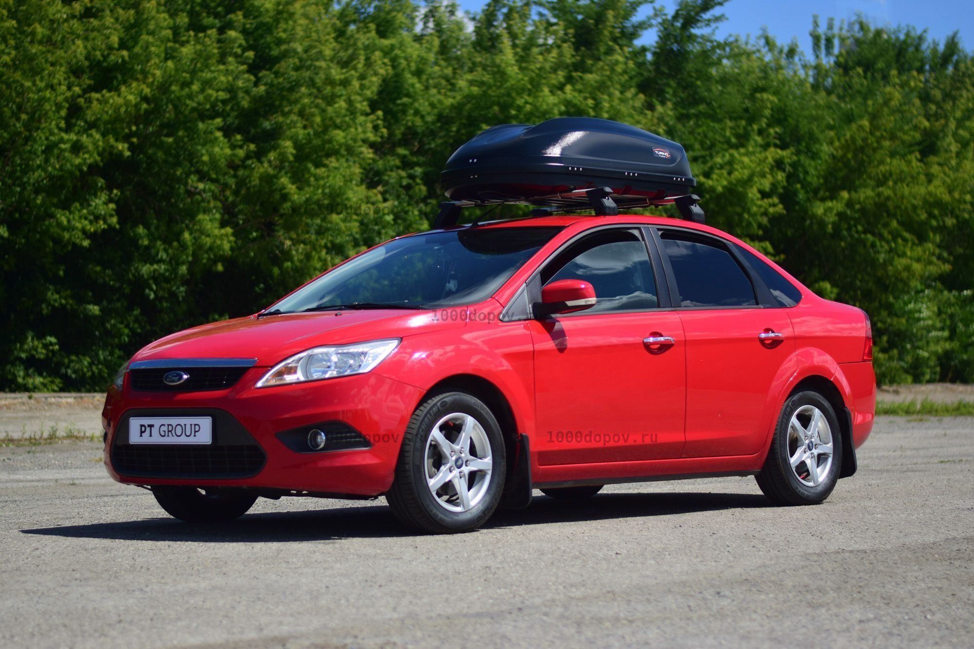 Автобокс ПТ Групп Turino Compact (360 л.) черный — рисунок 2