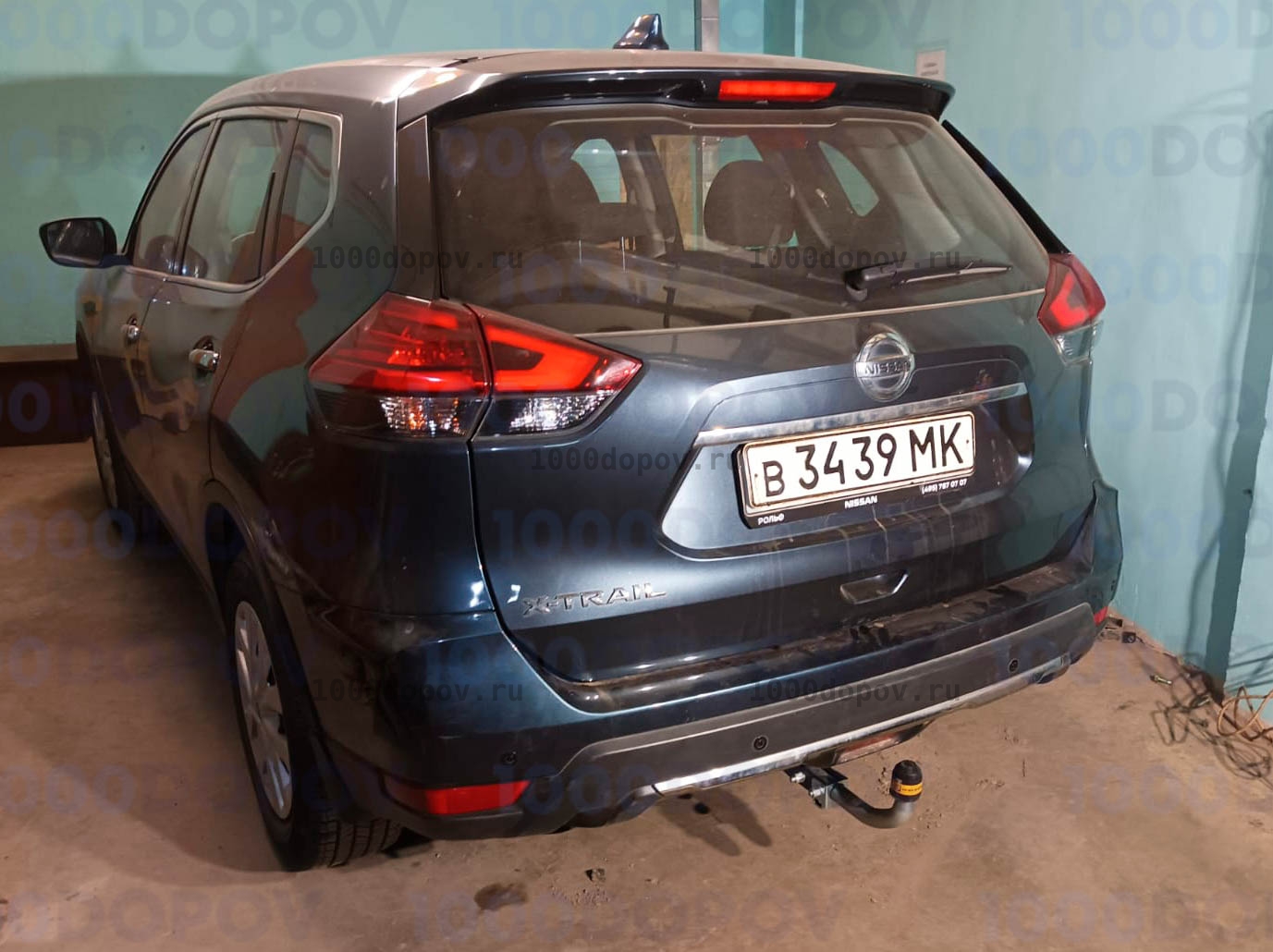 Фаркоп Motodor 91412-A Nissan X-Trail (T32) 2014-н.в. (оцинк. шар) — рисунок 2
