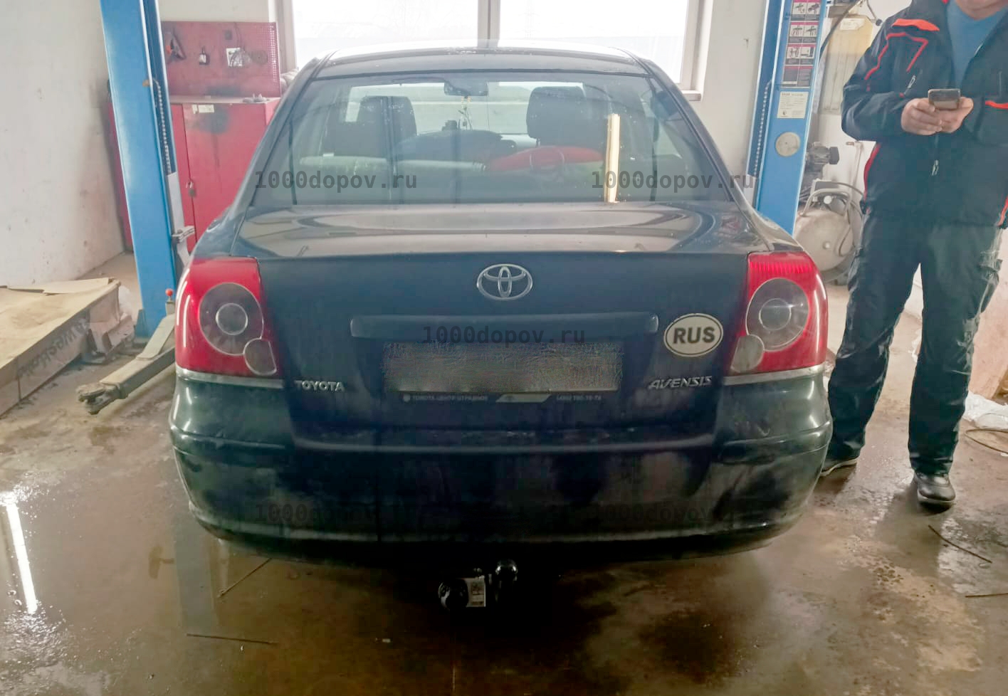 Фаркоп Leader Plus T102-A Toyota Avensis (Т25) 04/2003-2008 — рисунок 7