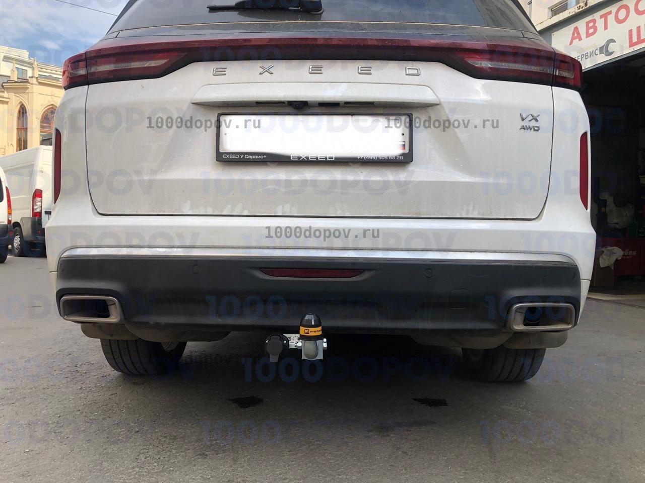 Фаркоп 99008-A Motodor Exeed VX 2021 - н.в. (оцинк. Шар) — рисунок 13