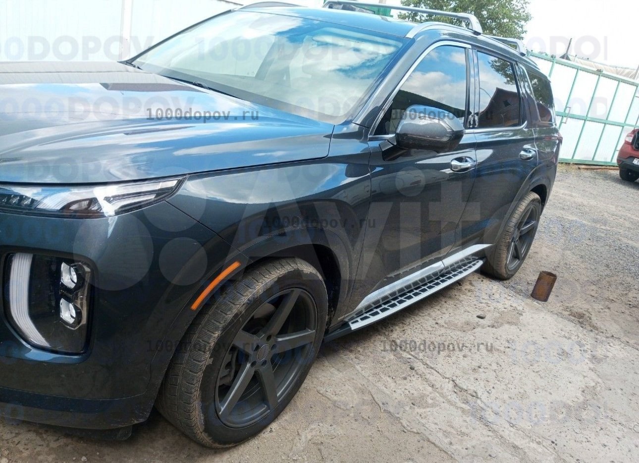 Пороги подножки на Hyundai Palisade 2018-2025 — рисунок 15