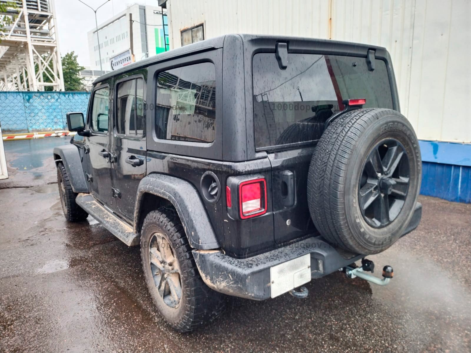 Фаркоп Motodor 95201-A Jeep Wrangler 2007-2018; 2018-н.в (оцинк. Шар) — рисунок 1