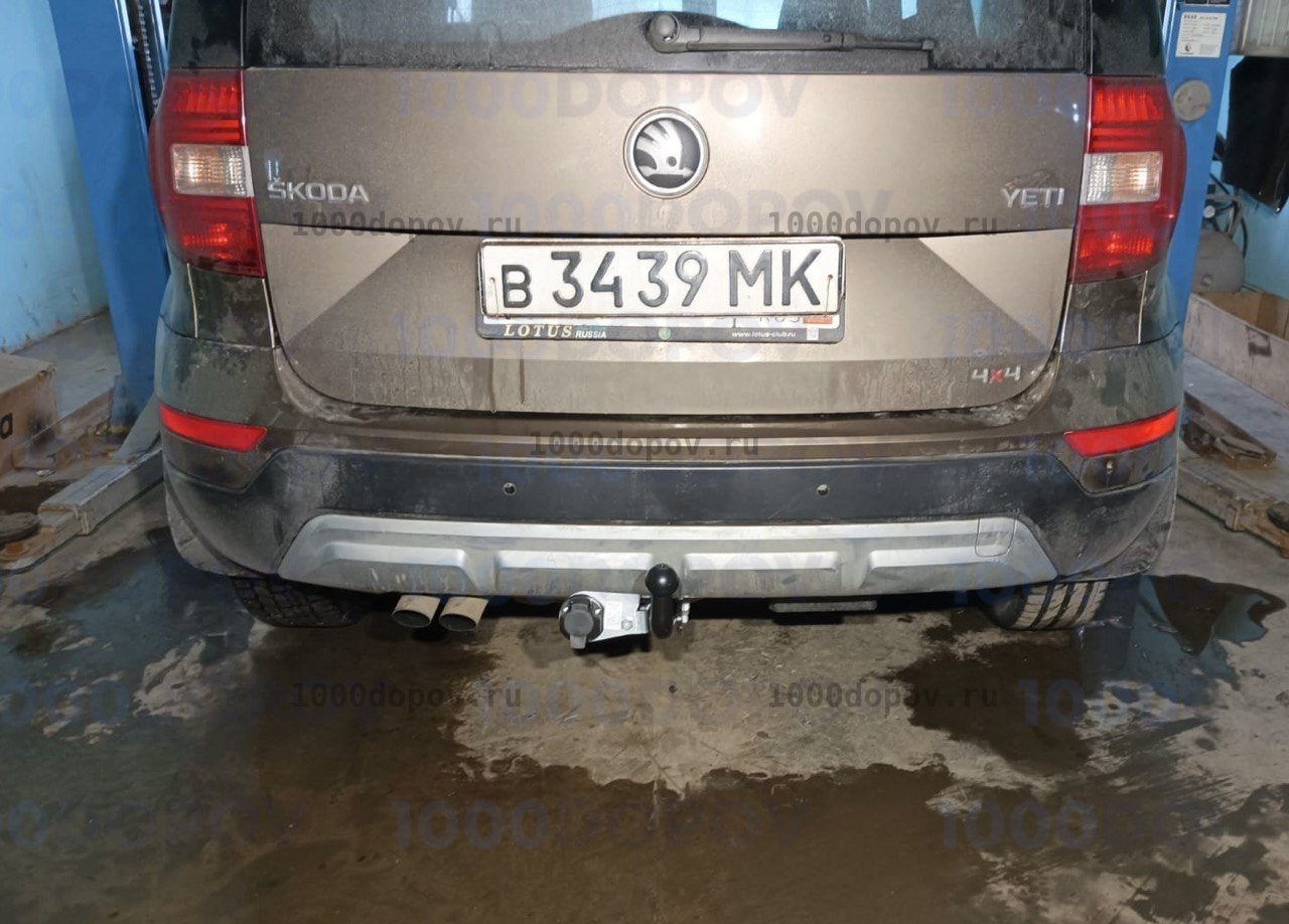 Фаркоп Трейлер 9720 Skoda Yeti 2009-н.в. — рисунок 5