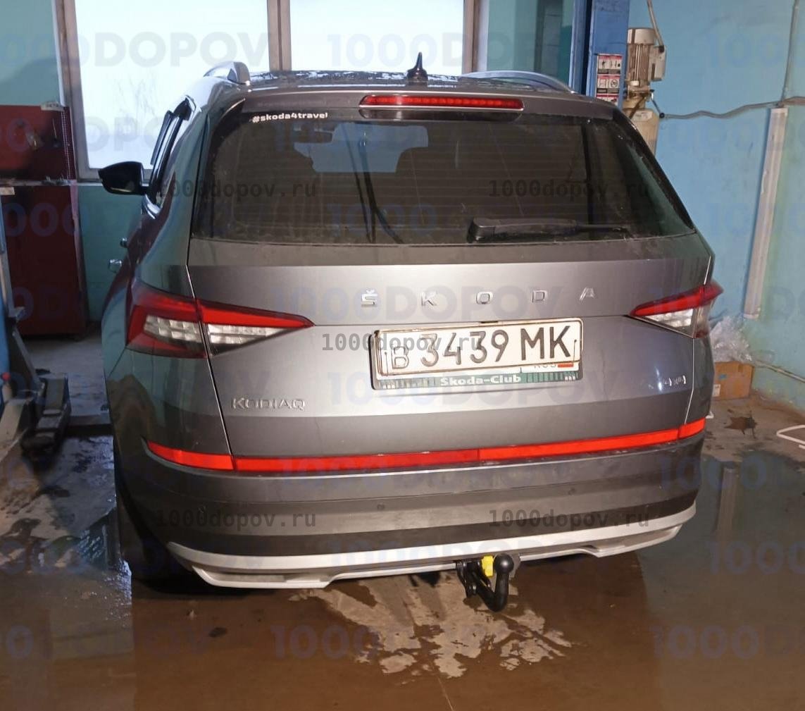 Фаркоп BERG F.5111.003 Skoda Octavia 2013-2020, 2020-н.в. (быстросъемный) — рисунок 6