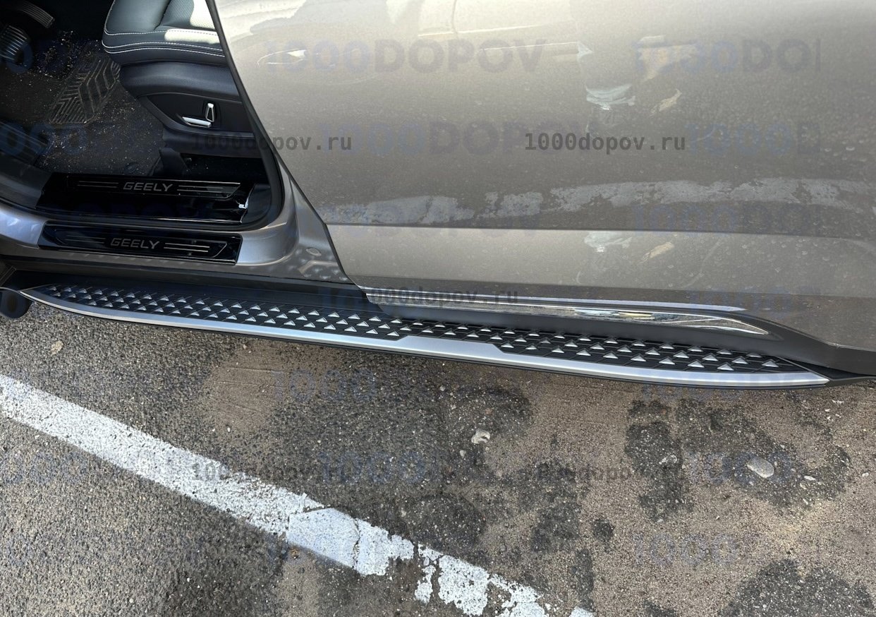 Пороги подножки на Geely Okavango 2023-н.в. — рисунок 20