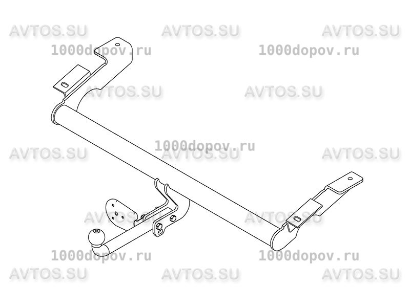 Фаркоп Avtos VAZ-33 Chevrolet Niva  2002-2020 (оборуд. ГБО) — рисунок 9