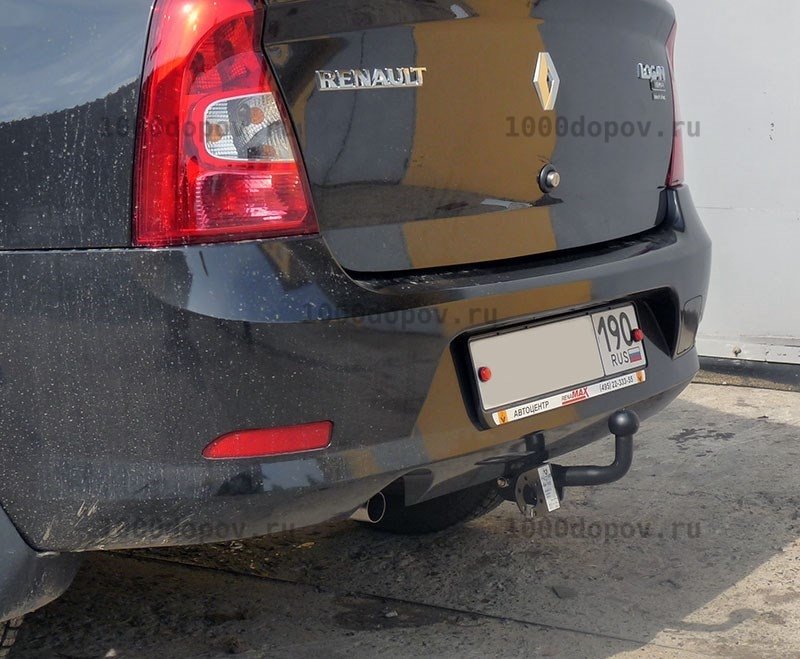 Фаркоп Avtos RN 12 Renault Logan 2004-2015 — рисунок 1