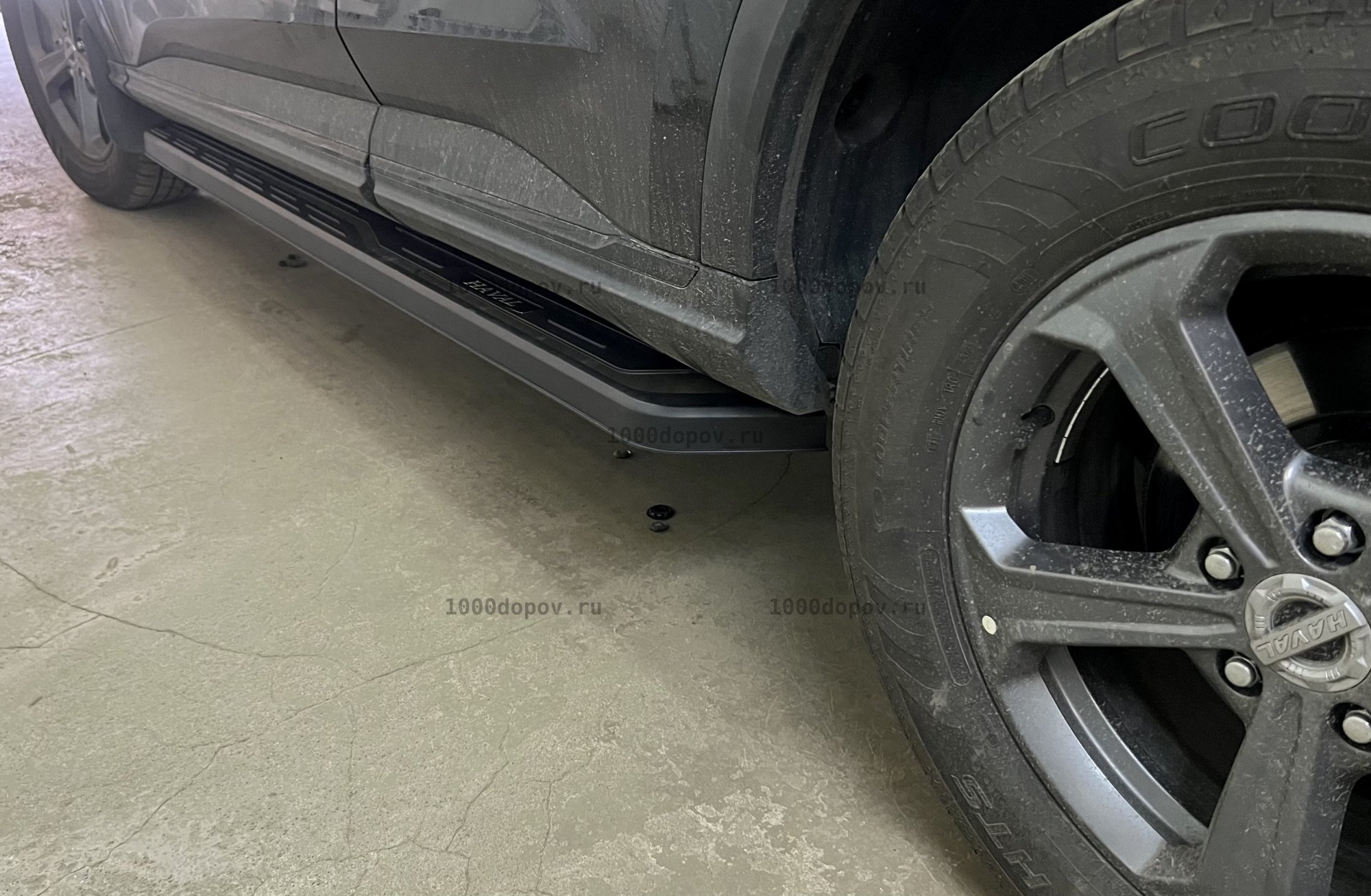 Пороги подножки Haval F7 2019-2024 — рисунок 1