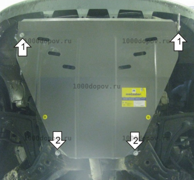 Защита Motodor 03022 Daewoo Tacuma/Rezzo  2000-2007 (Картер,КПП) — рисунок 3