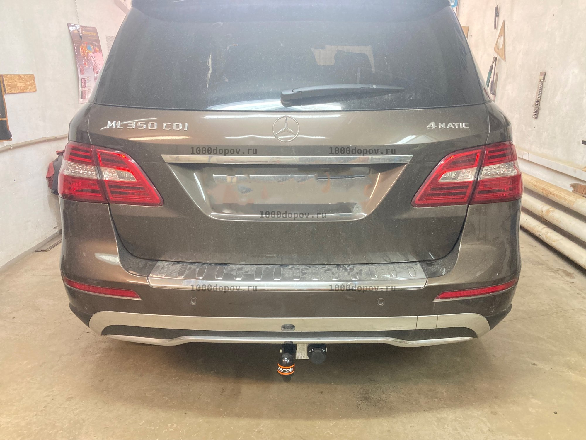 Фаркоп Avtos MB 07 Mercedes ML (w164) 2005 - 2012, ML (w166) 2012 - 2015 — рисунок 14