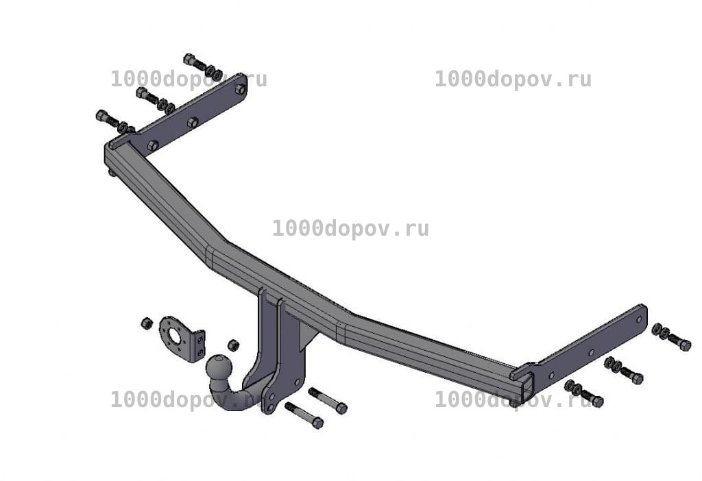 Фаркоп Трейлер 8120 Great Wall Hover H5 (CC6461КМ29) 2010-н.в. — рисунок 7