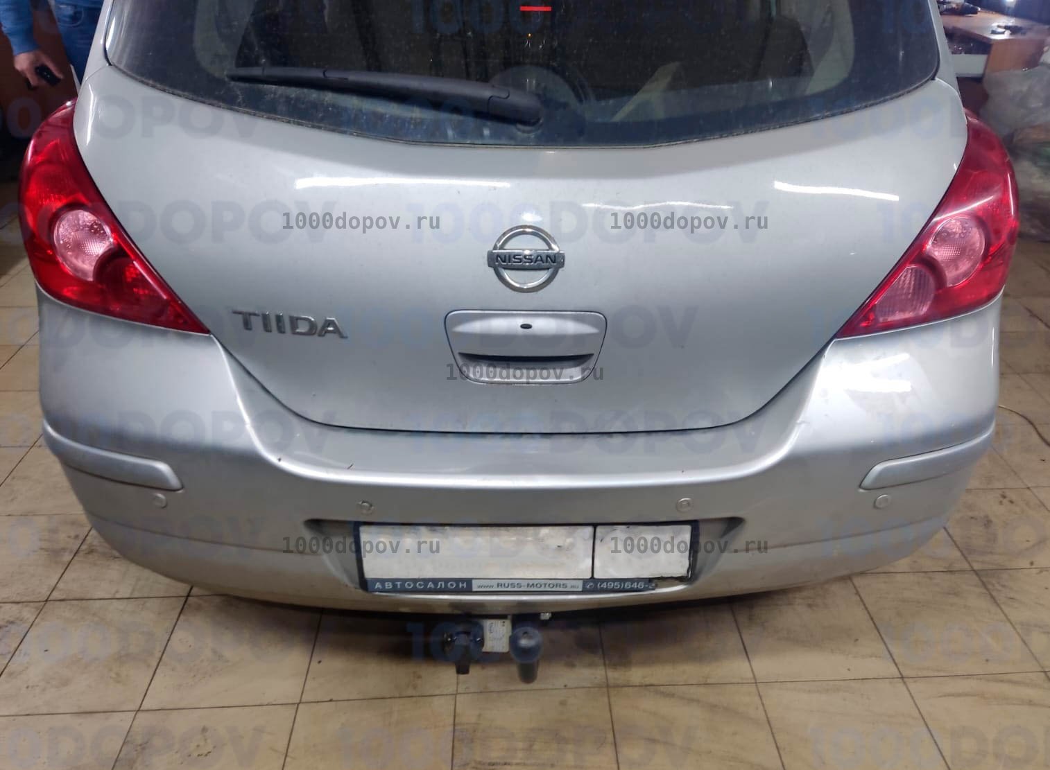 Фаркоп Avtos NS 23 Nissan Tiida (седан, hb) 2007-н.в. — рисунок 3