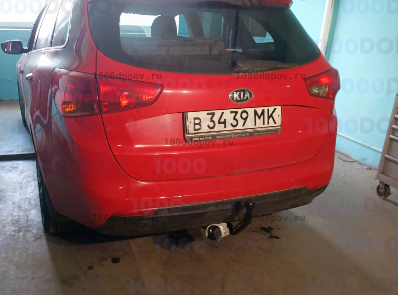 Фаркоп Трейлер 7351 Kia Сeed универсал 2012-2018 — рисунок 1