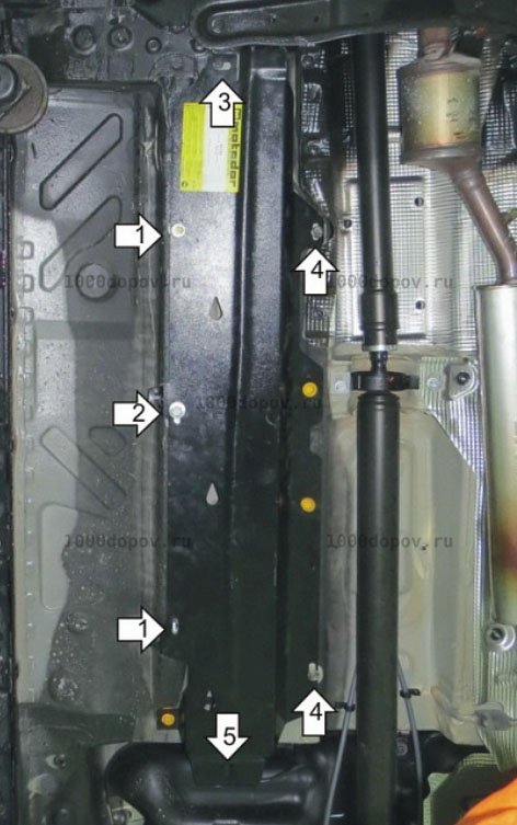 Защита Motodor 01733 Renault Kaptur 2016-2022 (Топл. трубок) — рисунок 5