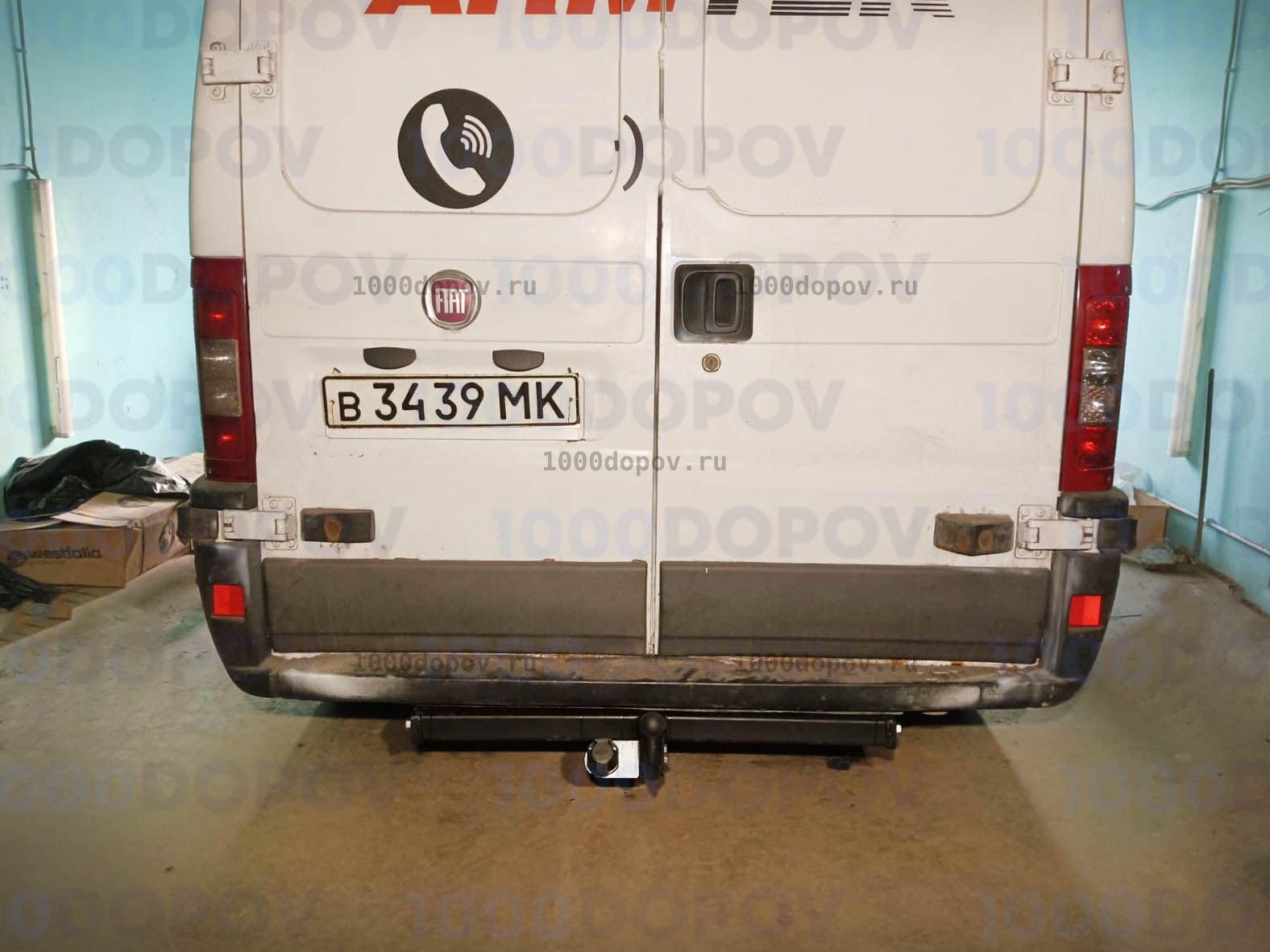Фаркоп Avtos FA 05 Fiat Ducato 1999-2006 — рисунок 3