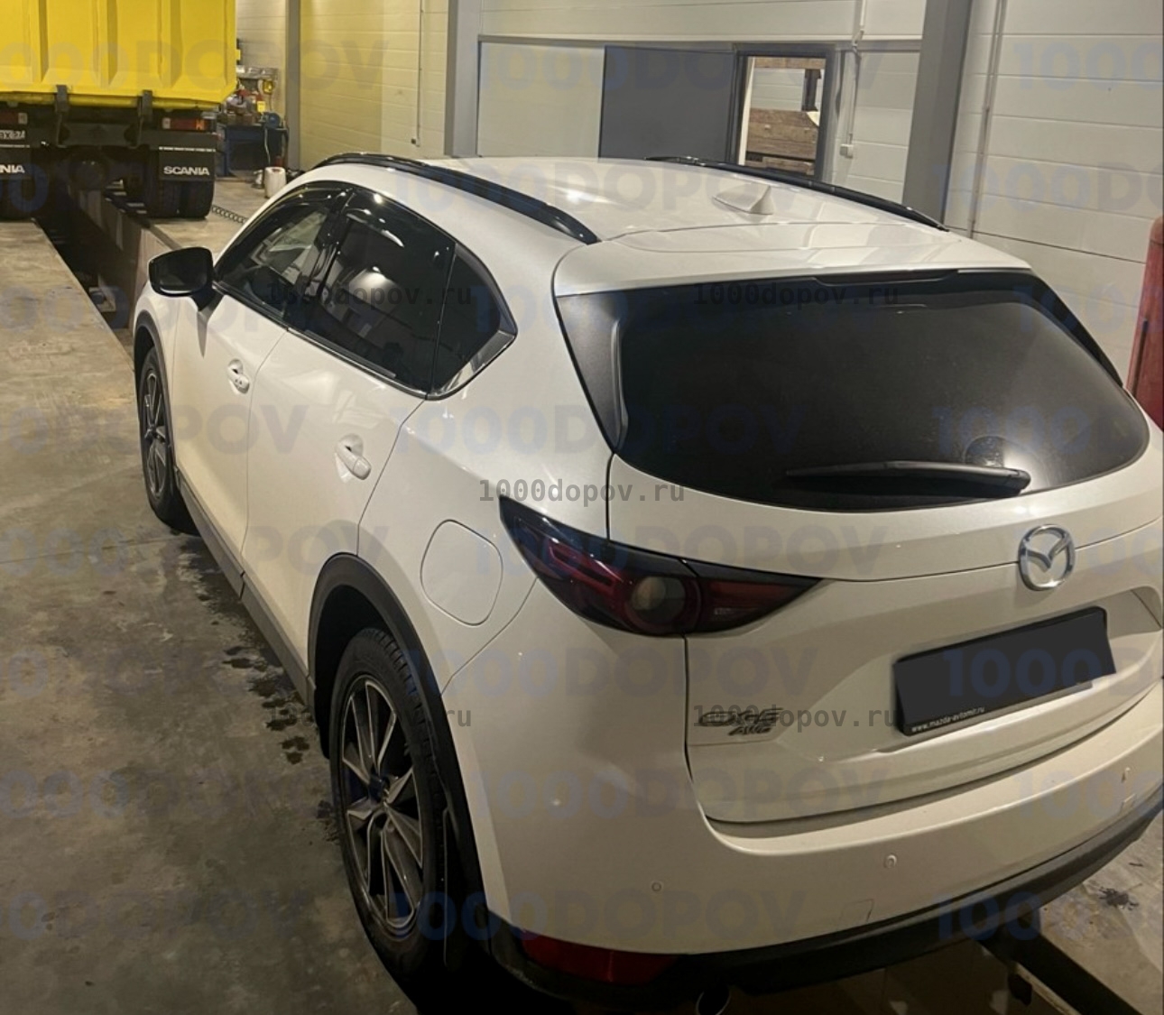 Рейлинги Mazda CX-5 2017-н.в. черные (кроме китайской версии) — рисунок 10
