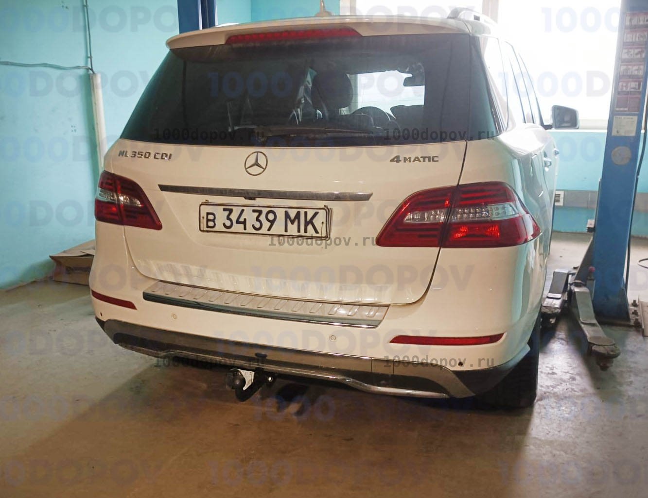 Фаркоп Avtos MB 07 Mercedes ML (w164) 2005 - 2012, ML (w166) 2012 - 2015 — рисунок 1