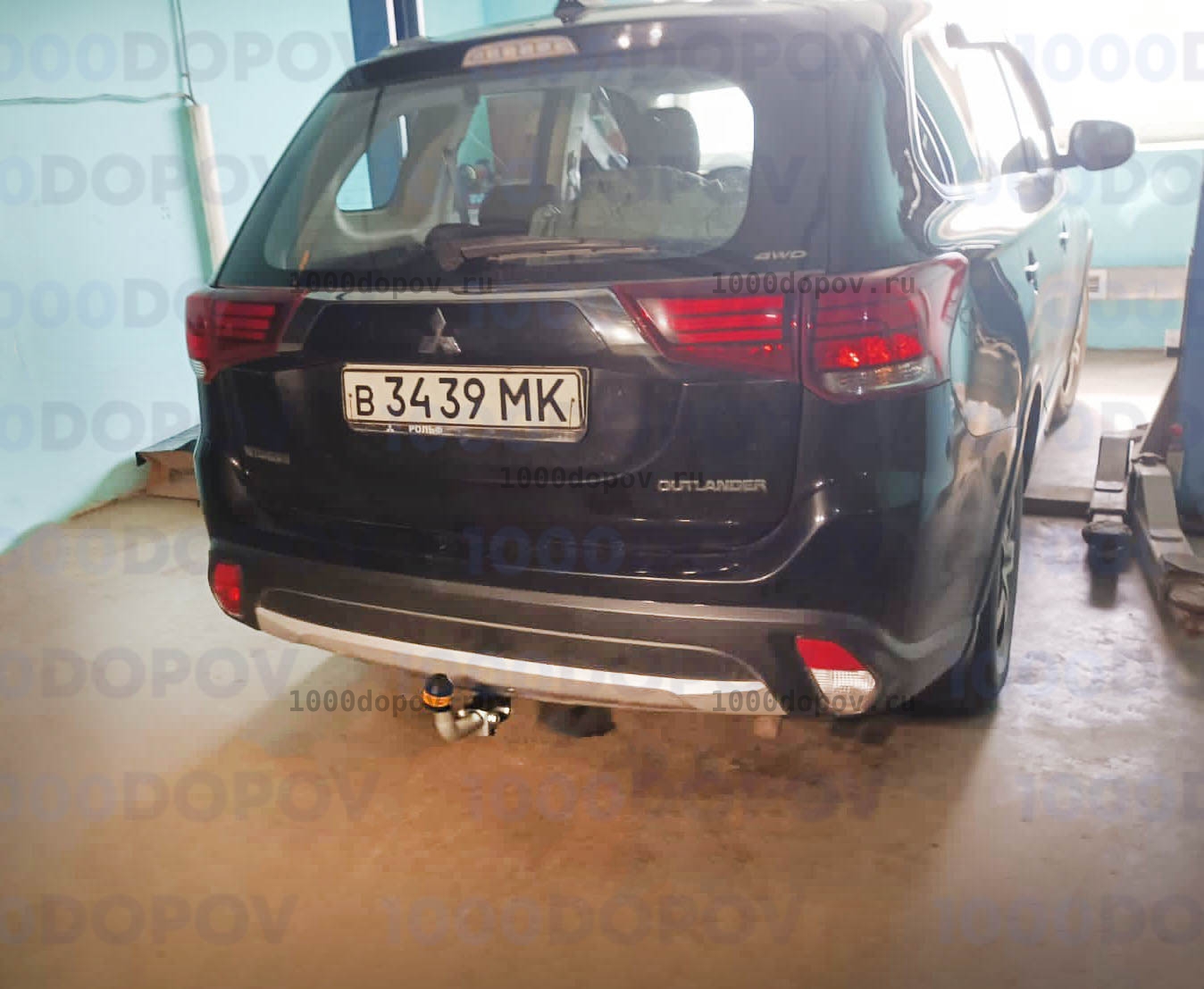 Фаркоп Motodor 91312-A Mitsubishi Outlander 2012 - 2019, 2019 - н.в. (оцинк. шар) — рисунок 23