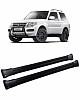 Багажник на рейлинги Mitsubishi Pajero 3/4 поперечины черный — рис. 1