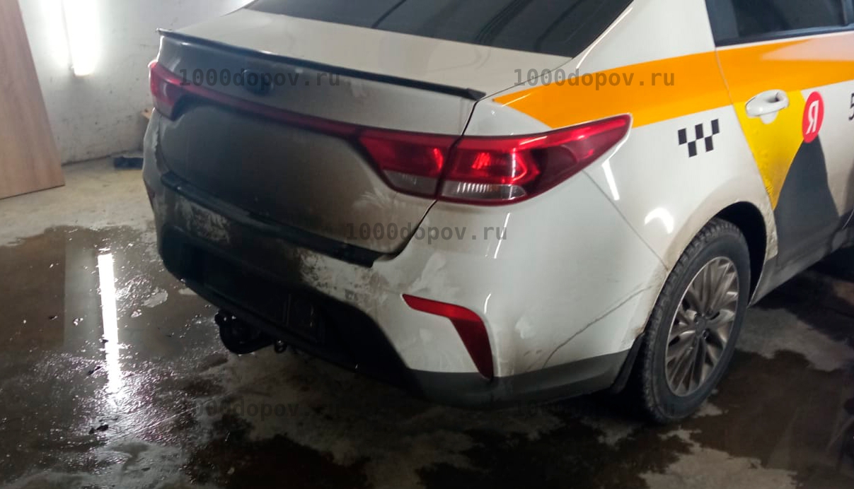 Фаркоп Leader Plus H228-A Kia Rio 4 2017-н.в. (только без среднего ПТФ) — рисунок 7