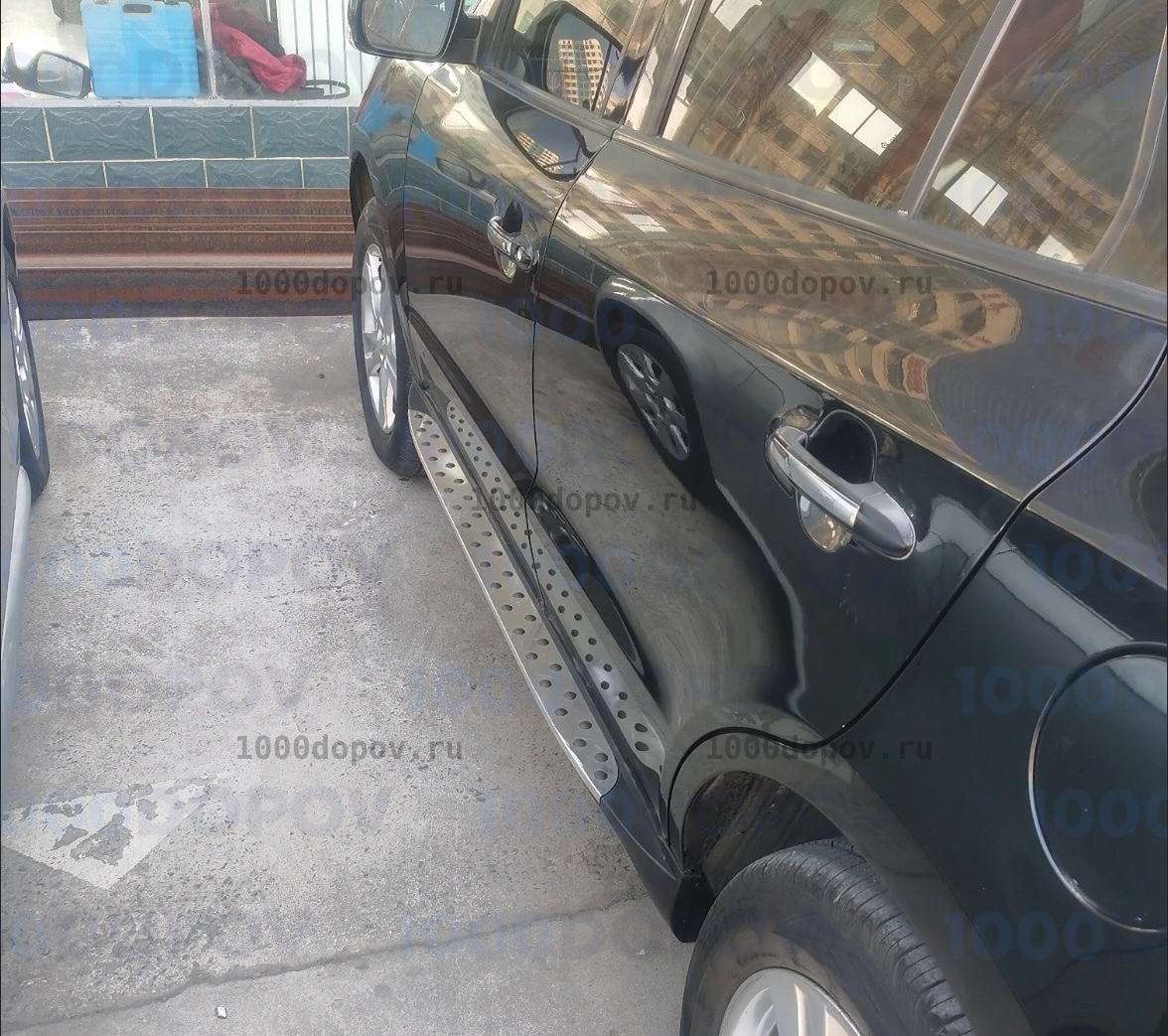 Пороги подножки на Hyundai Santa Fe 2 2006-2012 — рисунок 2
