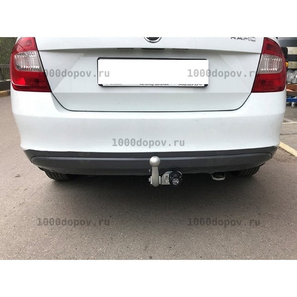 Фаркоп Motodor 92301-A Skoda Rapid 2012-н.в. (оцинк. шар) — рисунок 2