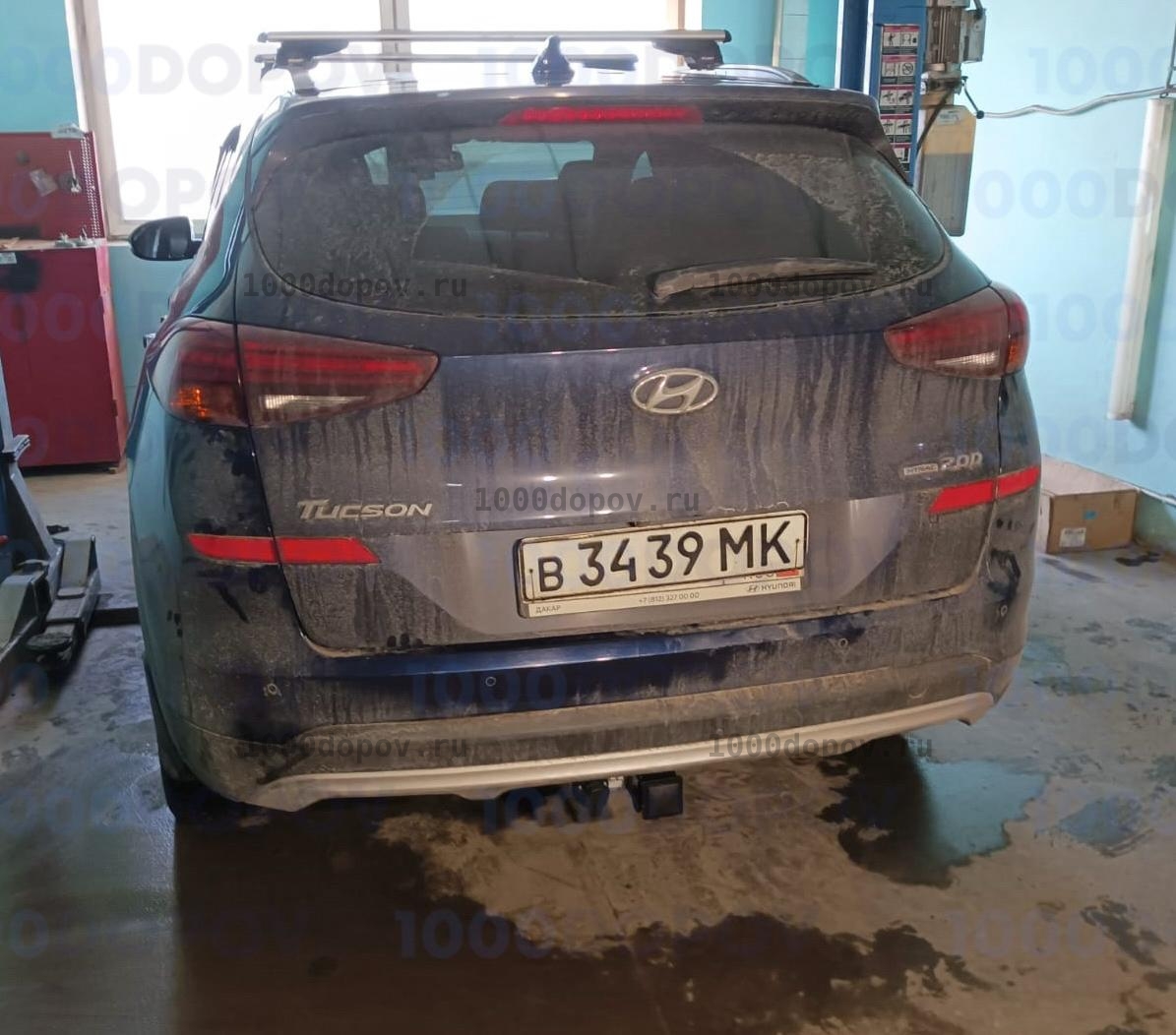 Фаркоп Leader Plus K124-E Hyundai Tucson 2018-н.в. кроме авто с двигателем 2,4 л — рисунок 5