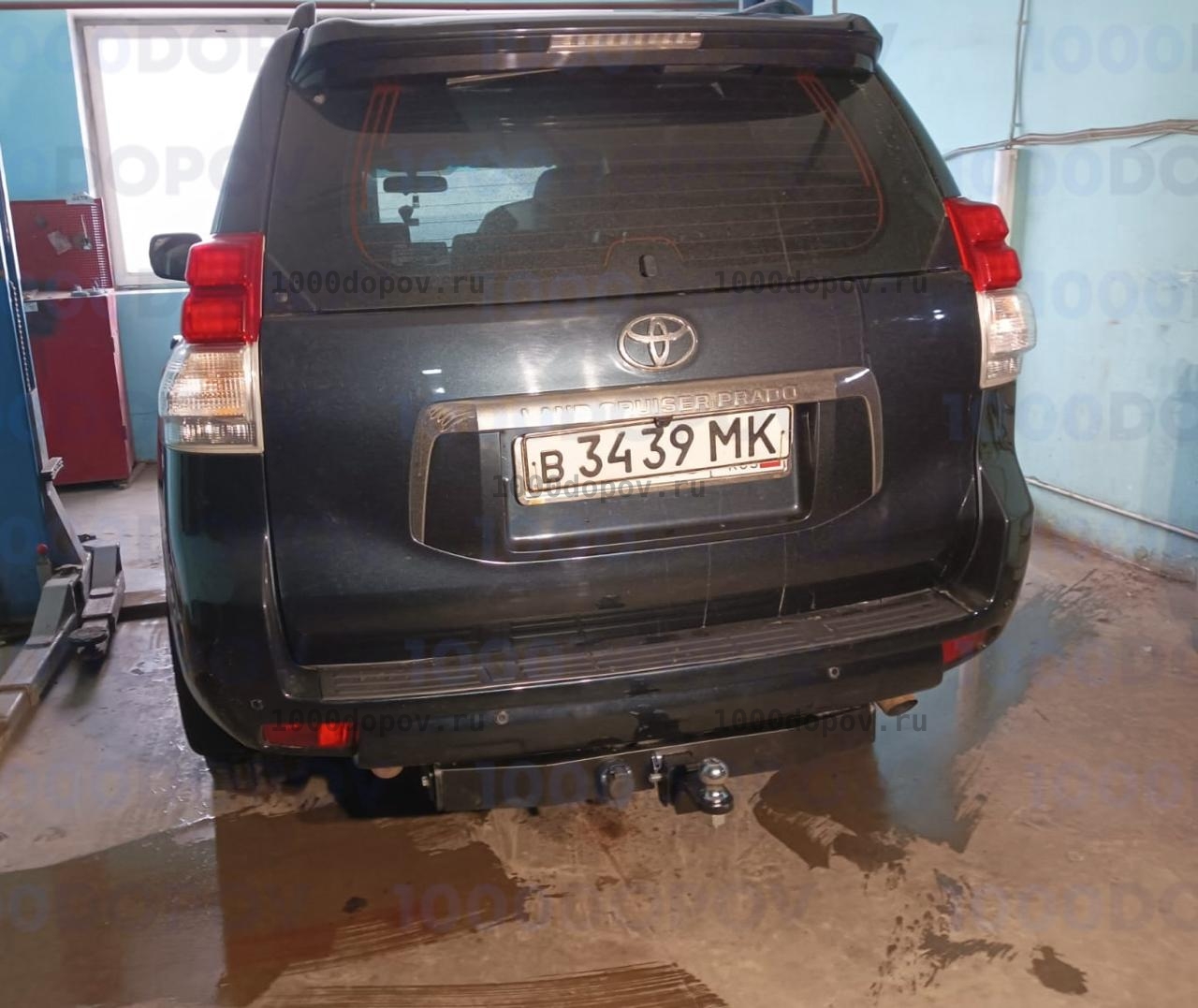 Фаркоп PT GROUP TPR-09-991103.22 TOYOTA PRADO 150 с 2009-н.в. (окраш. накладка) — рисунок 1