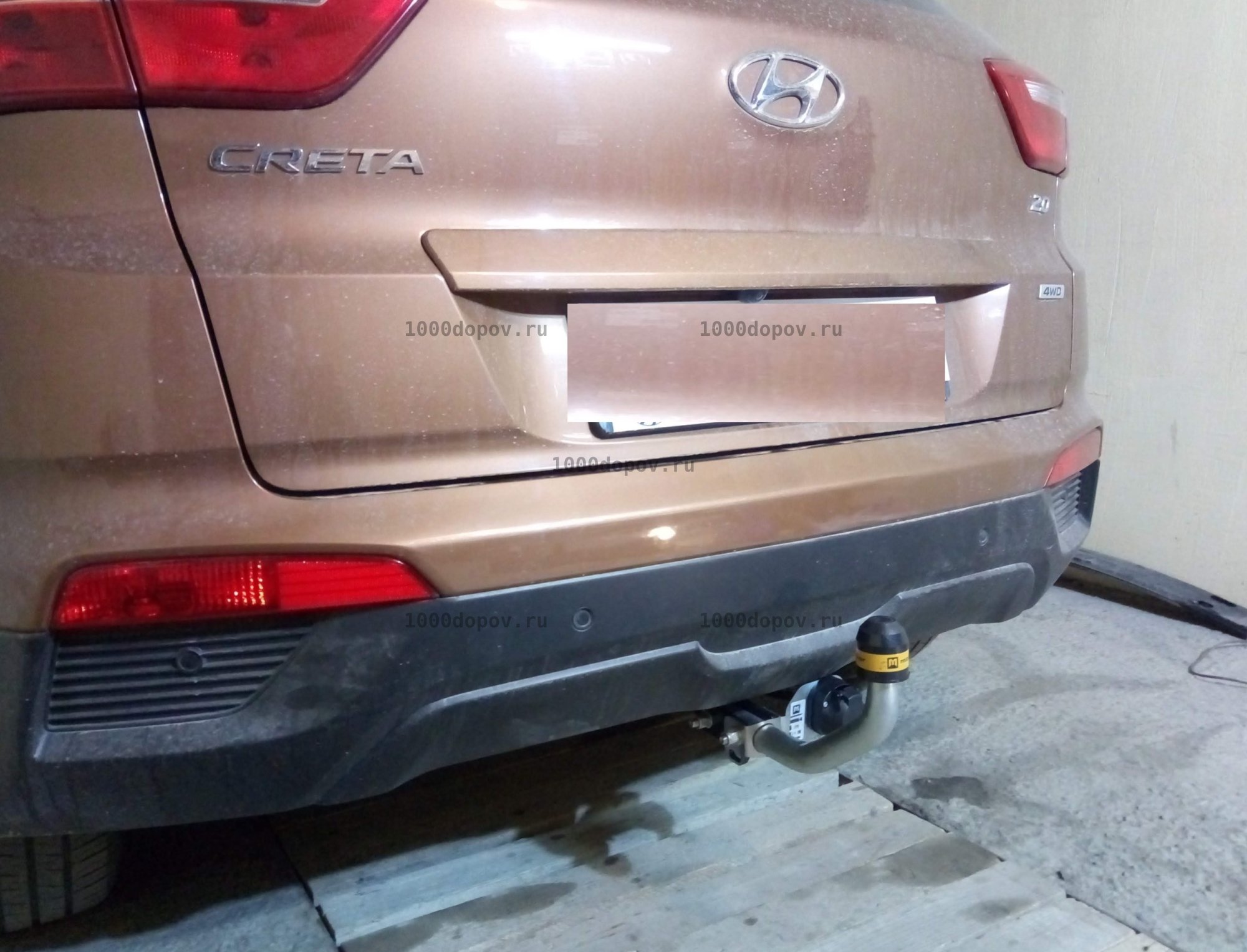 Фаркоп Motodor 90906-A Hyundai Creta 2016-н.в. (оцинк. шар) — рисунок 1