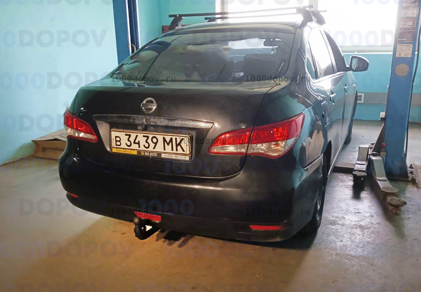 Фаркоп Avtos NS 24 Nissan Almera 2013-н.в. — рисунок 8